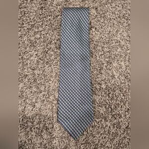 FRATELLI MODA 100% SILK HANDMADE ITALY MENS TIE GEOMETRIC